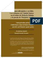 Dialnet CuerposUltrajadosYEnFaltaLosCrimenesDeCiudadJuarez 5415004 PDF