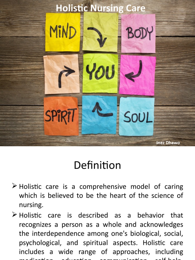 Definition and Importance of Holistic Care | PDF | Holism | Self ...