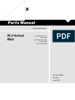 Parts Manual RL4 Vertical Mast Terex 1266666 PDF