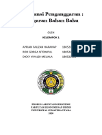 Kelompok I - Anggaran Bahan Baku