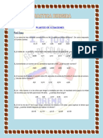 Problemas Propuestos Planteo de Ecuaciones II Ccesa007