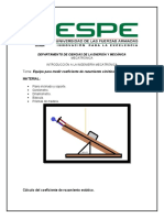 Equipo Coeficiente de Rozamiento Cinetico y Estatico