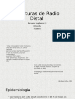 Fracturas de Radio Distal