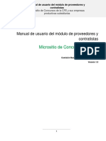 Manual Proveedor Contratista V1.0 PDF