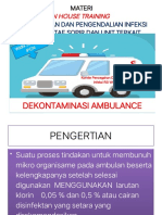 Dekontaminasi Ambulance