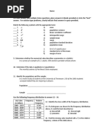 Prob & Stats Practice Exam 2