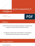 Intelligence and the Assessment of Intelligence - Lecture 7.pptx