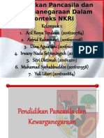 Kelompok 1 (PPKN Dalam Konteks Nkri)