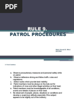 RULE-9-Patrol-Procedures