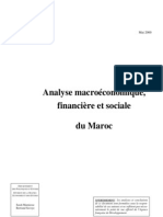 Analyse macroéconomique, financière et sociale du Maroc
