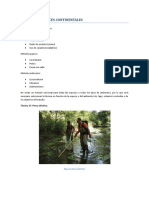 Muestreo Fauna - Peces Continentales NOTAS PDF