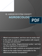 Agroecology Chap.3 Agroecosytem Concept