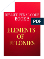 Elements of Felonies Under RPC Book 2