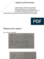 Mekanisme Reaksi Polimerisasi Kondensasi