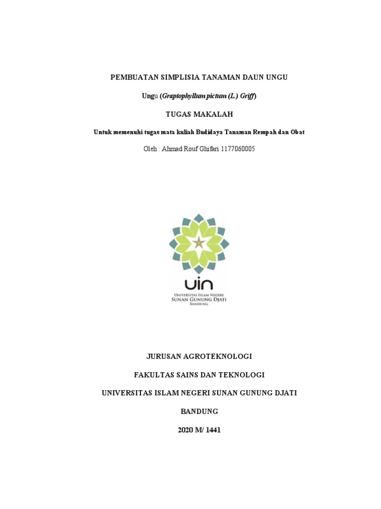 Ahmad Rouf Ghifari | PDF