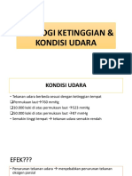 FISIOLOGI KETINGGIAN & KONDISI UDARA