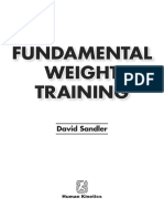(Sports Fundamentals Series) David Sandler - Fundamental Weight Training-Human Kinetics (2010) PDF