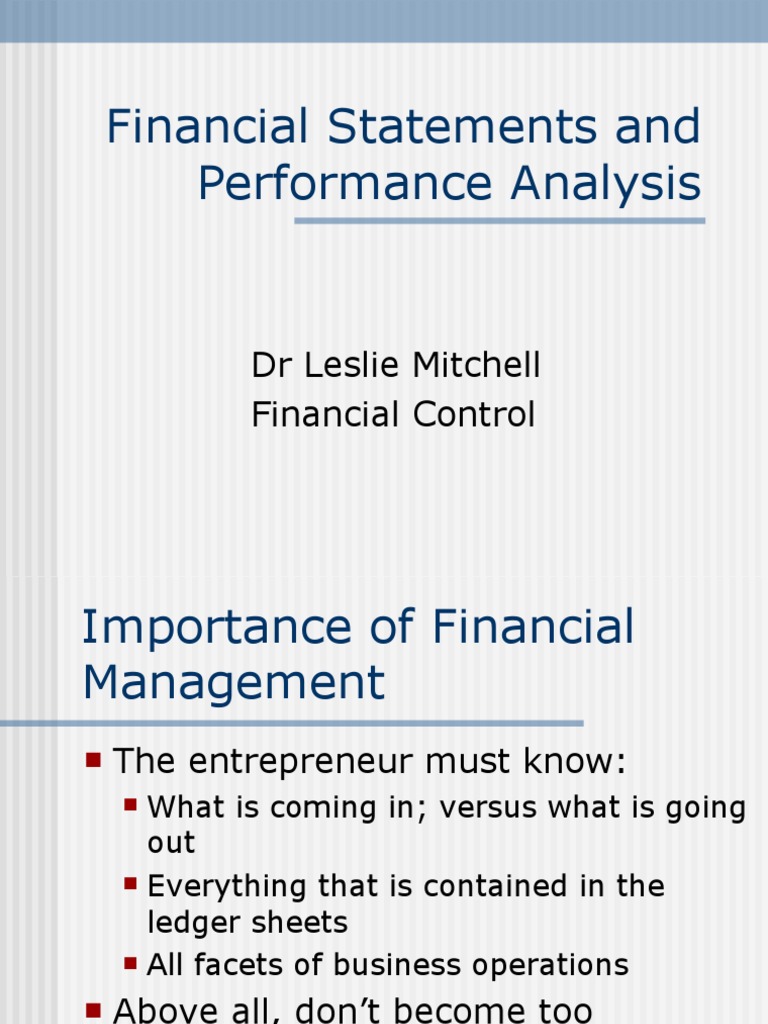Financial Statements Overview and Analysis | PDF | Expense | Balance Sheet