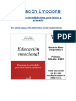 Educación Emocional Teoria