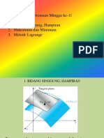 Kalkulus Materi Uts PDF