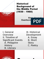 Historical Background - Middle Period