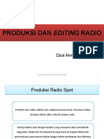 Produksi Dan Editing Radio