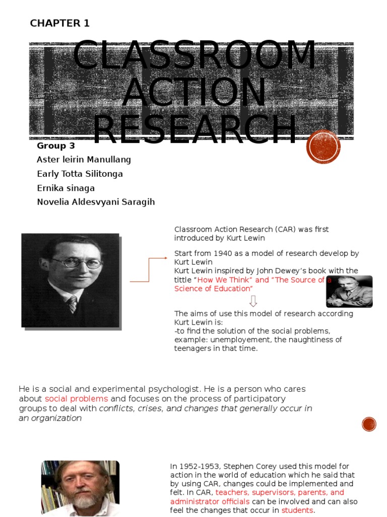 Classroom Action Research Overview | PDF | Action Research | Education ...