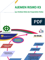 Manajemen Risiko k3 Identifikasi Bahaya Penilaian Risiko Dan Pengendalian Risiko PDF