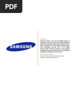 Case Study of Samsung Electronics by Mah PDF