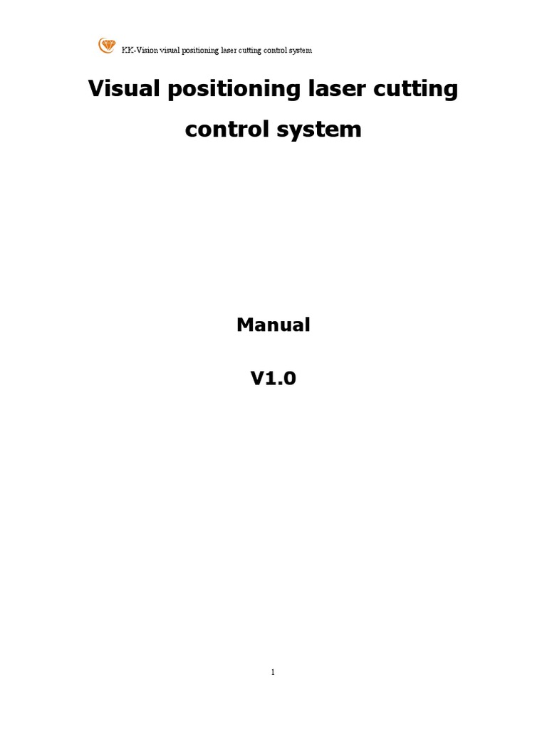 KK-Vision Laser Cutting Control Manual | PDF | Icon (Computing) | Camera