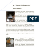 Download Macam-Macam Alat Komunikasi Tradisional Dan Modern by 4rmans SN45301625 doc pdf