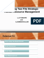 1 - PPT - Managing Two Fits Strategic Human Resource Management