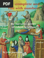 Complete and Full With Numbers - The Narrative Poetry of Robert Henryson