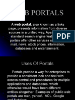 WEB PORTALS - PPT Stephen Senior