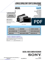 Sony HDR-SR5/SR5C/SR5E/SR7//SR8 Service Manual