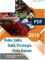 Buku Saku Data Strategis Kota Batam 2019