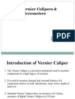 Micrometer & Calipers