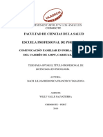 Comunicacion Familiar Poblacion Francisco Tarazona Liliam Beronica