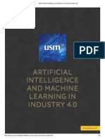 USM - Artificial Intelligence and Machine Learning in Industry 4.0