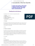 Cómo Hacer Un Excelente Informe Escrito PDF