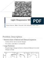 Light Responsive MEMS: Brian Ivancic, Mike Tasevski, Ben Bolyard, Dave Patil