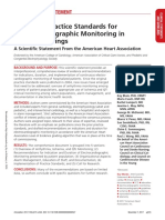 Electrocardiographic Monitoring 2017