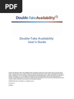 Double-Take Availability User's Guide