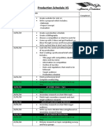 production schedule v5