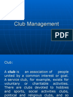 Club & Its Types