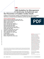 2017 AHAACCHRS Guideline For Management of Patients With Ventricular Arrhythmias and The Prevention of Sudden Cardiac Death