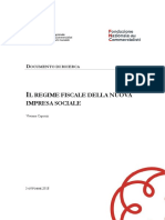 2018 - 10 - 03 - L Regime Fiscale Della Nuova Impresa Sociale