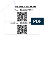 QR CODE DSKP SEJARAH Sendiri 2020