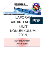 COVER LAPORAN & ISI KANDUNGAN REPORT AKHIR TAHUN NETBALL 2019