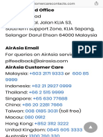 Contact AirAsia Customer service, phone of AirAsia worldwide